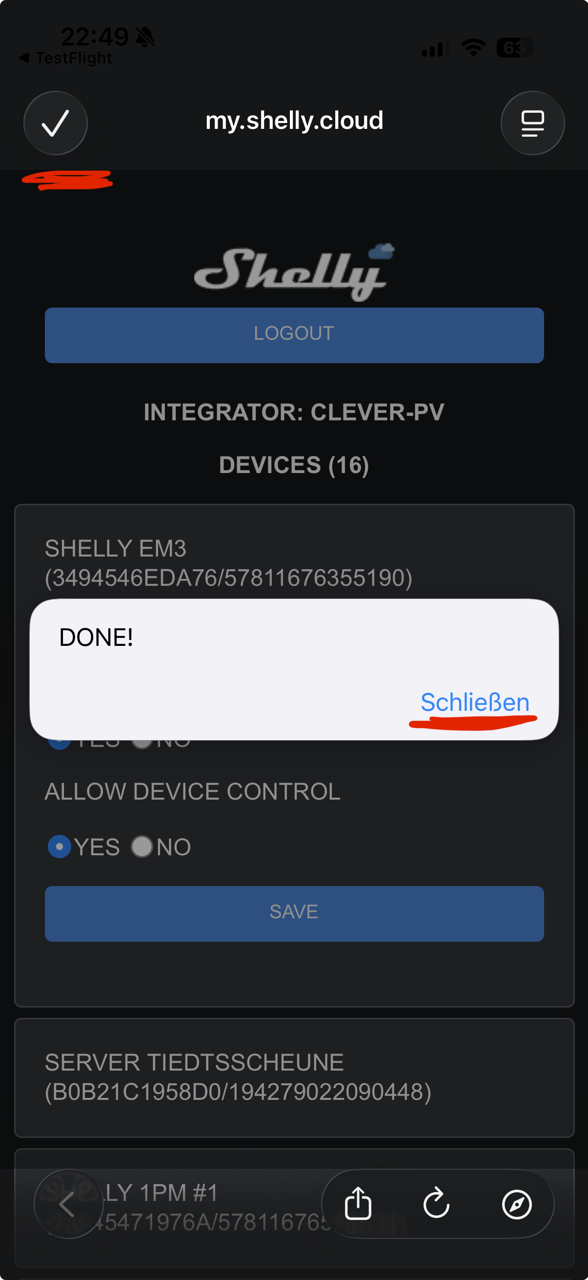 Mit der Solistrom-App verbinden