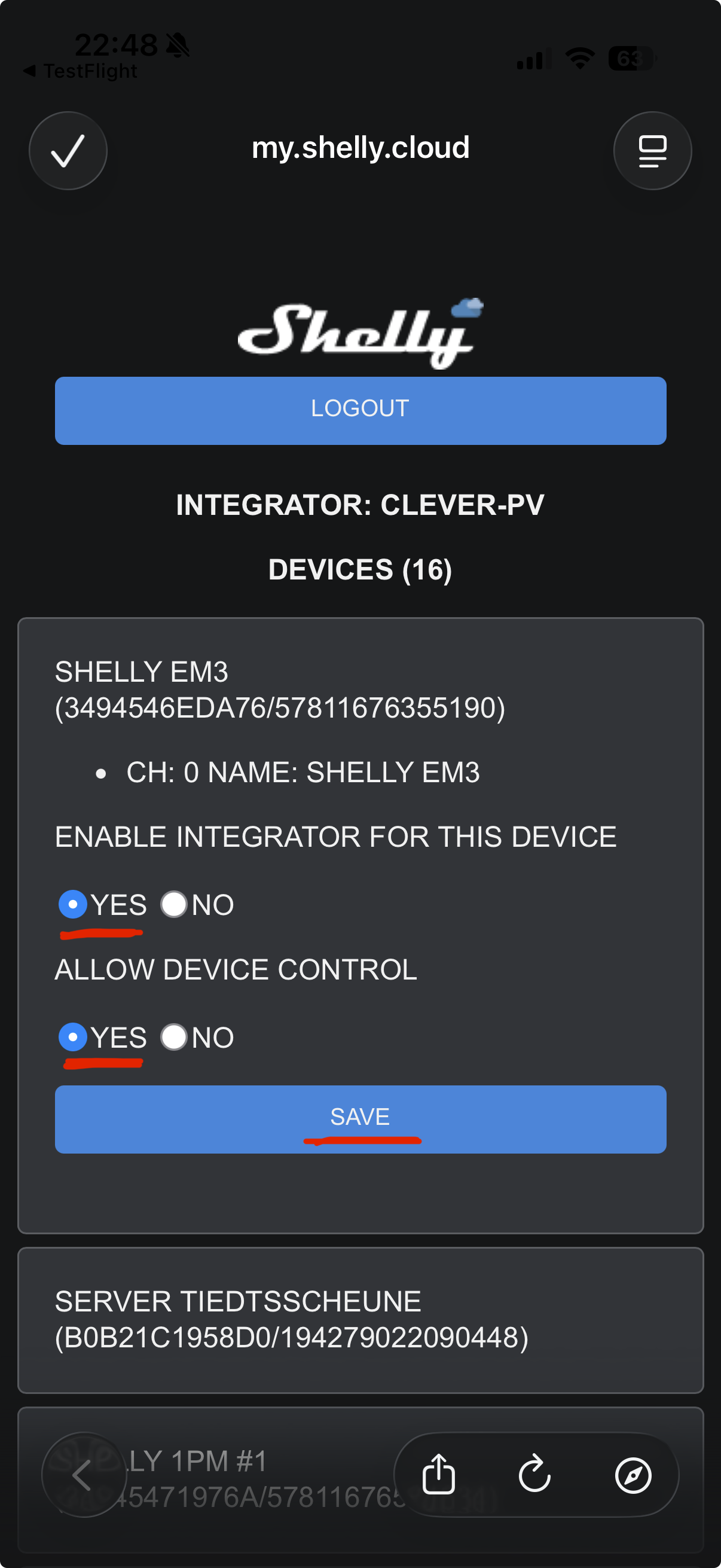 Mit der Solistrom-App verbinden