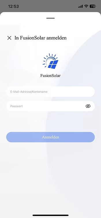 Huawei in der Solistrom-App verbinden