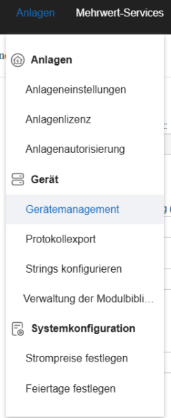 Speichersteuerung optional aktivieren