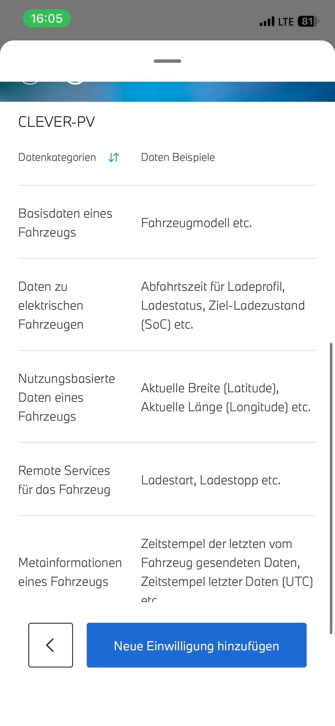 Einwilligung erteilen