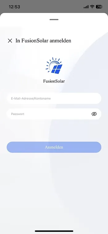 Huawei in der Solistrom-App verbinden