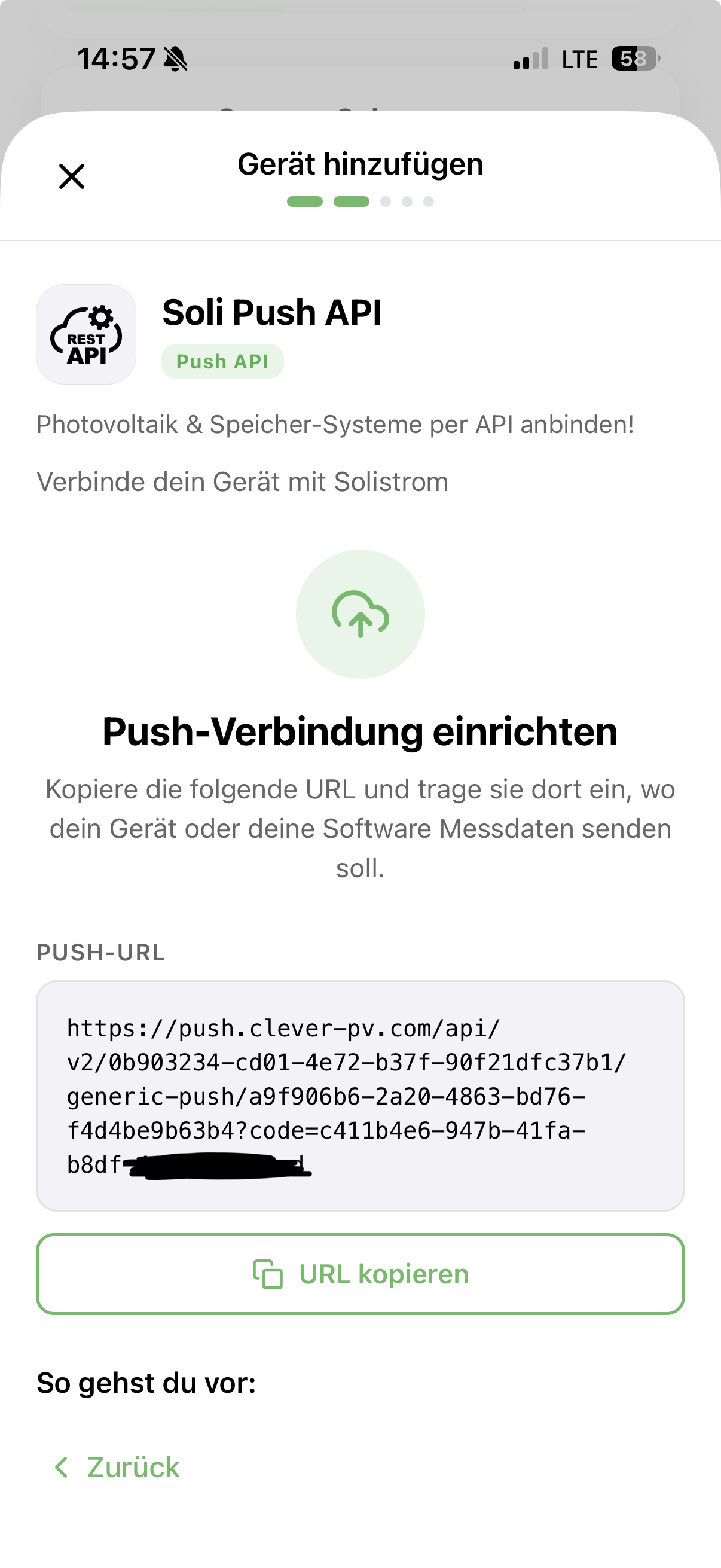 API-Key generieren