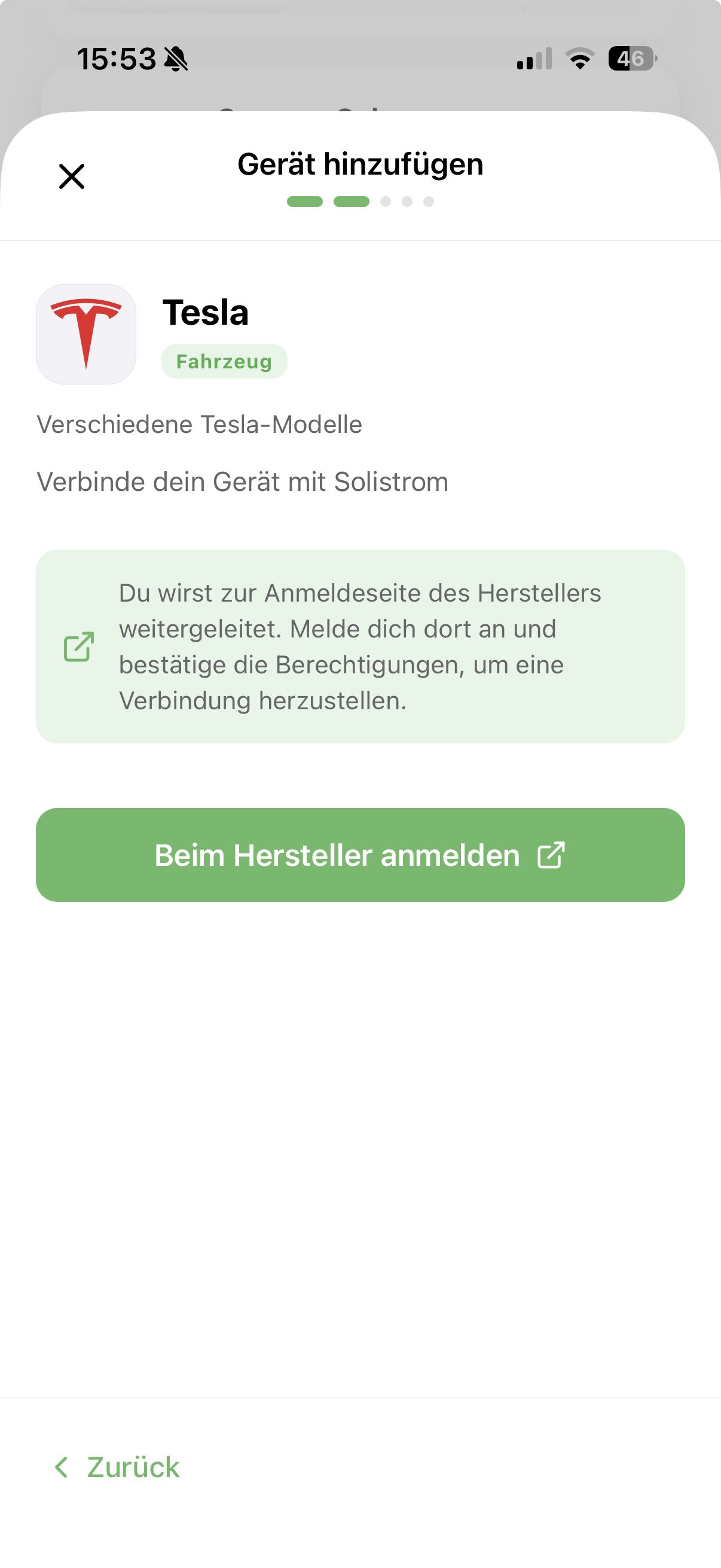 Tesla aufwecken und Konto verbinden