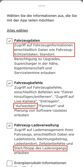 Zugriff erlauben