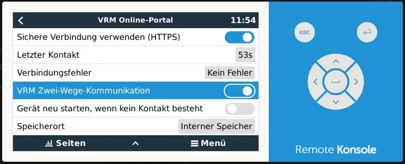 Echtzeit-Aktualisierung in der Remote-Konsole aktivieren