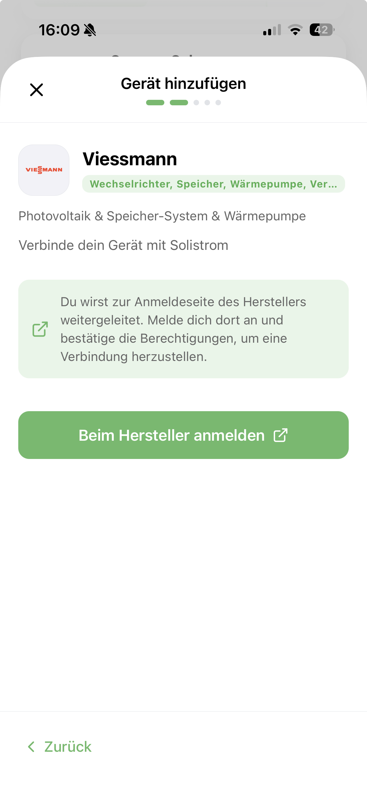 Mit deinem Viessmann-Login anmelden
