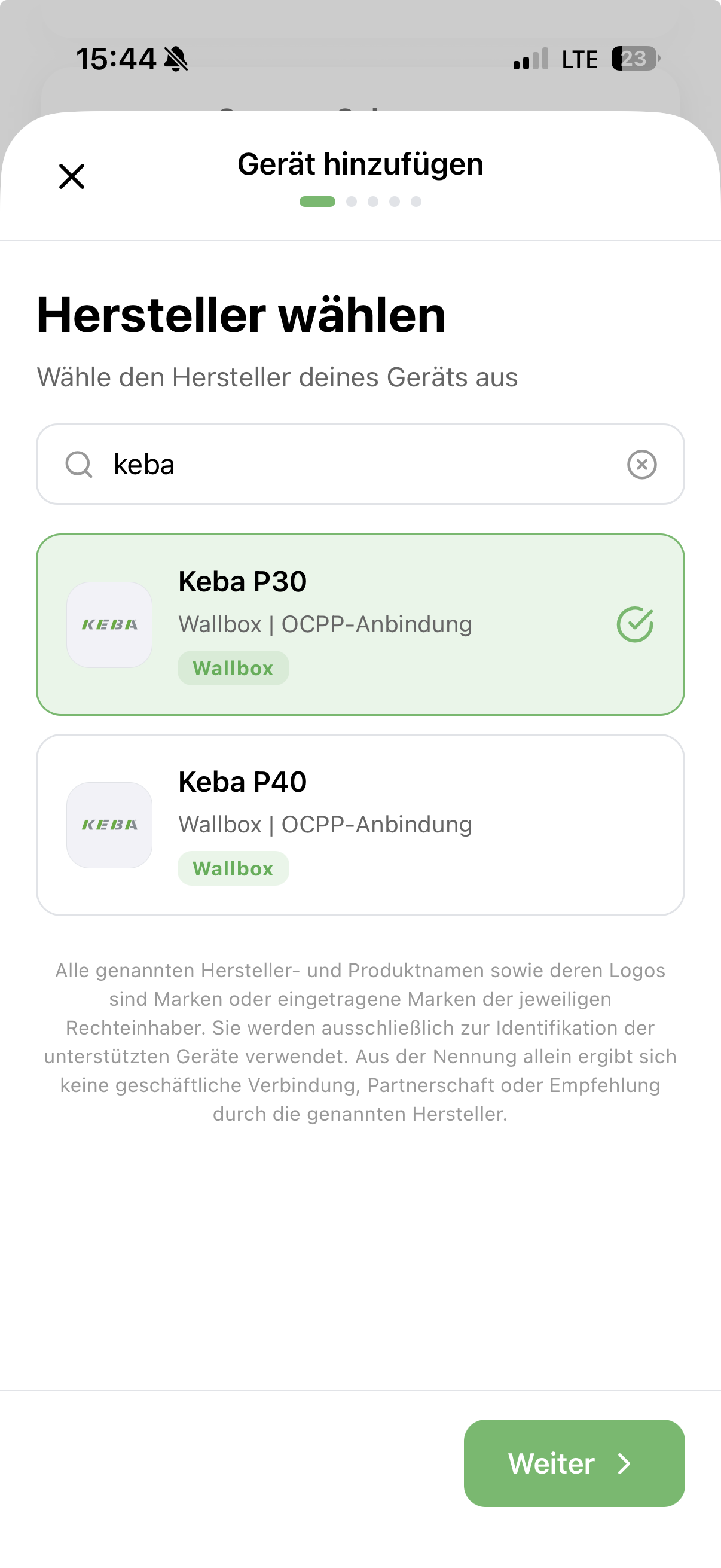 OCPP-URL in der Solistrom-App abrufen
